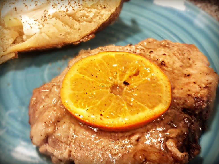 Bourbon-Braised Pork Chops