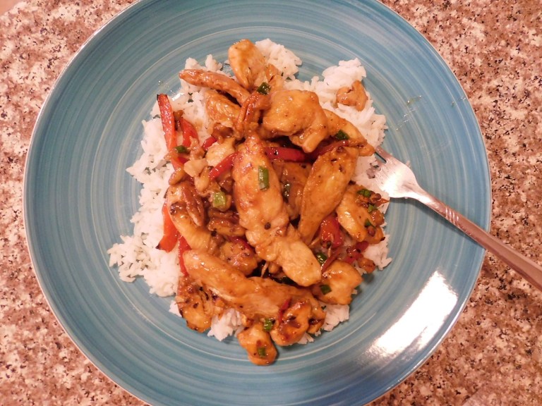 Chicken, Pecan, and Red Pepper Stir-Fry - Photo by Jathan Fink, Jadeworks Entertainment